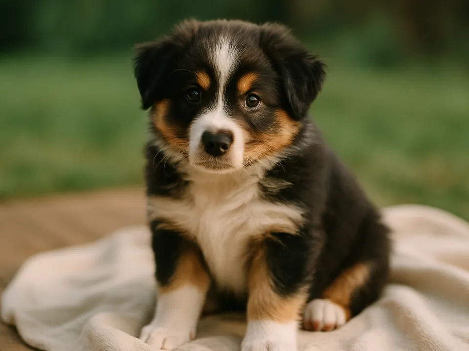 Australian Shepherd-Welpe, mittlere Rasse