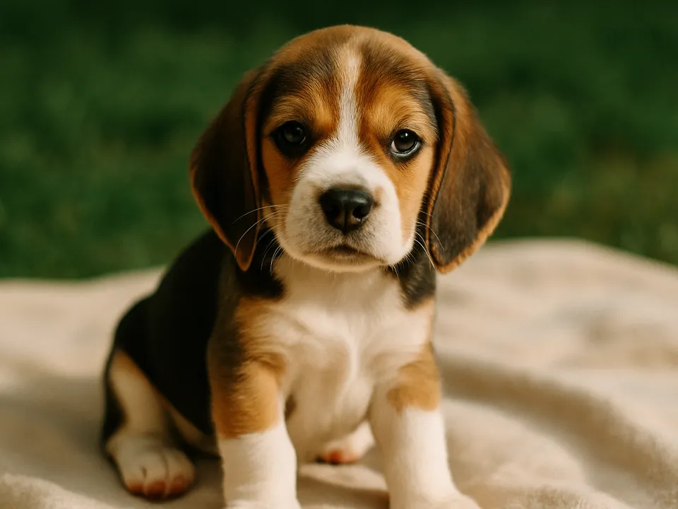 Beagle Welpe