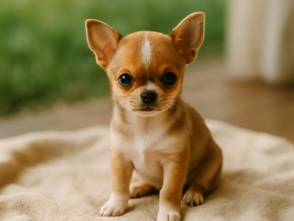 Chihuahua-Welpe, kleine Rasse